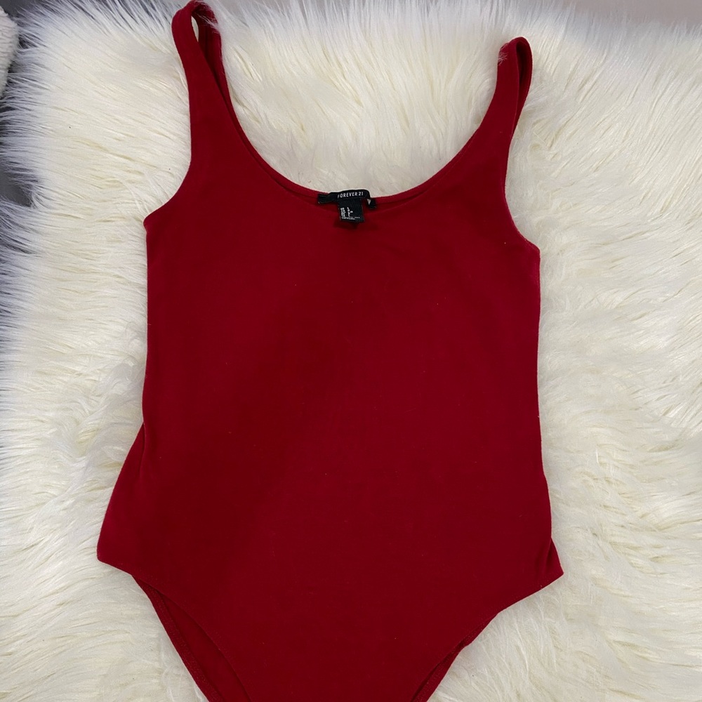 Forever 21 Maroon Bodysuit